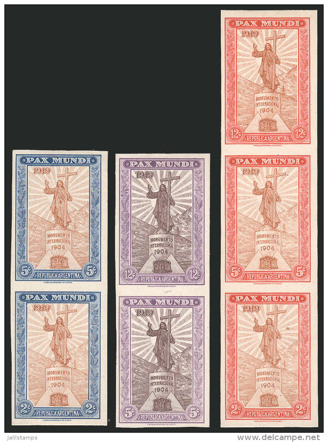 Year 1919, Issue World Peace, Design For The Comisi&oacute;n De Damas Argentinas, Essays Printed By Casa De Moneda,... - Autres & Non Classés