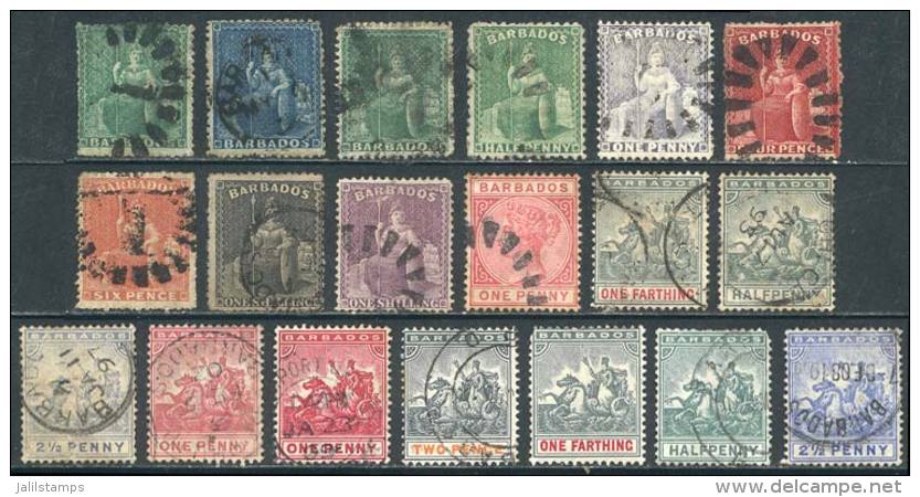 Lot Of Classic Stamps, General Quality Is Fine To VF, Scott Catalog Value Approx. US$200. - Barbados (1966-...)