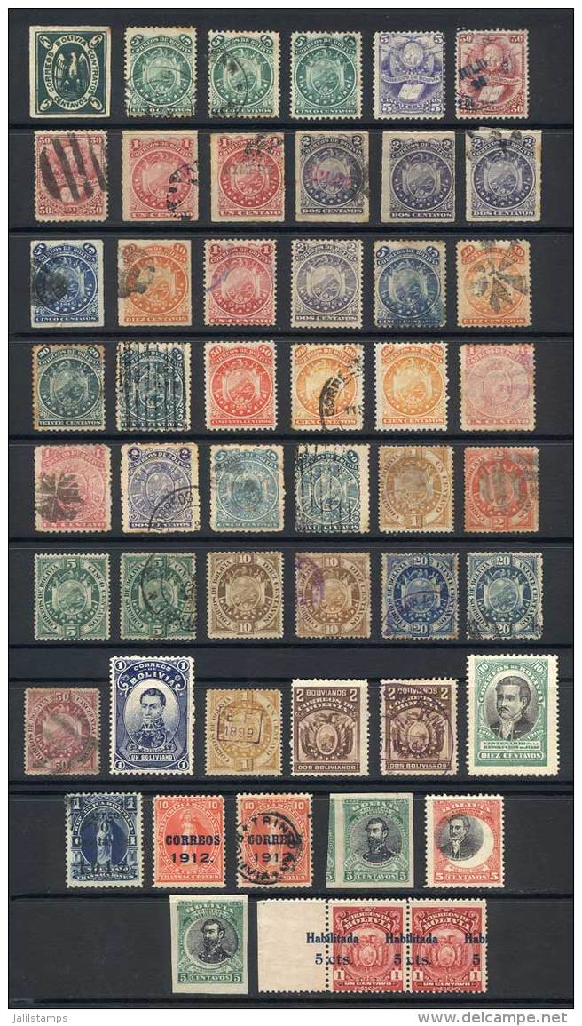 Lot Of Old Stamps, General Quality Is Fine To Excellent, Scott Catalog Value US$600+ - Bolivia