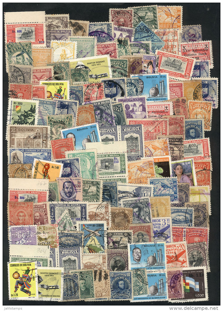 Lot Of Old And Modern Stamps, Low Start! - Bolivie