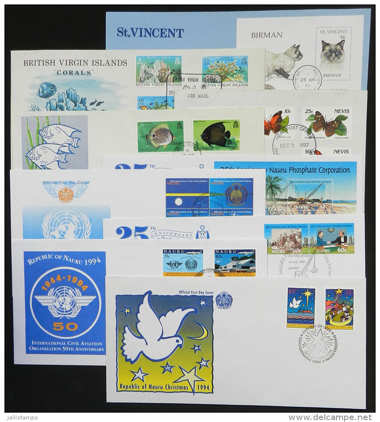 13  FDC Covers Of Small Islands, Very Thematic, All Of Excellent Quality And Very Nice! - Autres & Non Classés