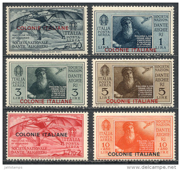 Sc.C1/C6, 1932 Dante Alighieri, Cmpl. Set Of 6 Values, MNH, VF Quality! - Altri & Non Classificati