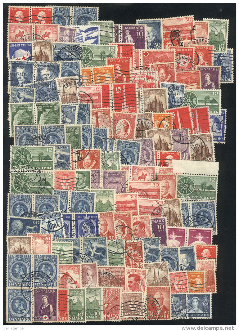 Several Hundreds Used Stamps, Fine General Quality, Good Opportunity At Low Start! - Altri & Non Classificati