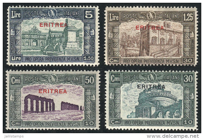 Sc.B29/B32, 1930 Semi-Postal, Cmpl. Set Of 4 Values, Mint Lightly Hinged, Fine To VF Quality! - Eritrea