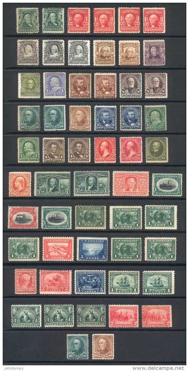 Lot Of Old Mint NO GUM Stamps, Fine To Very Fine General Quality. VERY HIGH CATALOG VALUE, Good Opportunity! - Autres & Non Classés