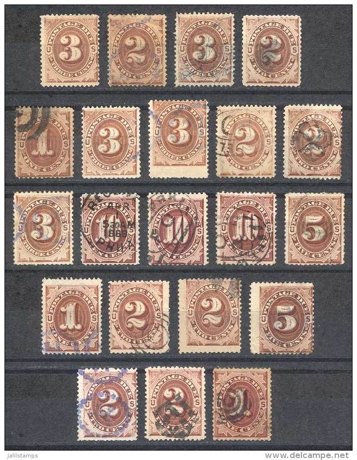 Lot Of Approximately 90 Very Old Stamps, General Quality Is Fine To VF (few With Minor Defects), HIGH CATALOG... - Segnatasse