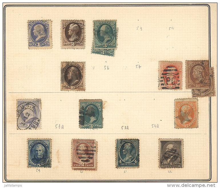 Old Collection (1882 To 1958) Mounted On 3 Notebooks, With Used Stamps In General Of Fine Quality, Including Some... - Altri & Non Classificati