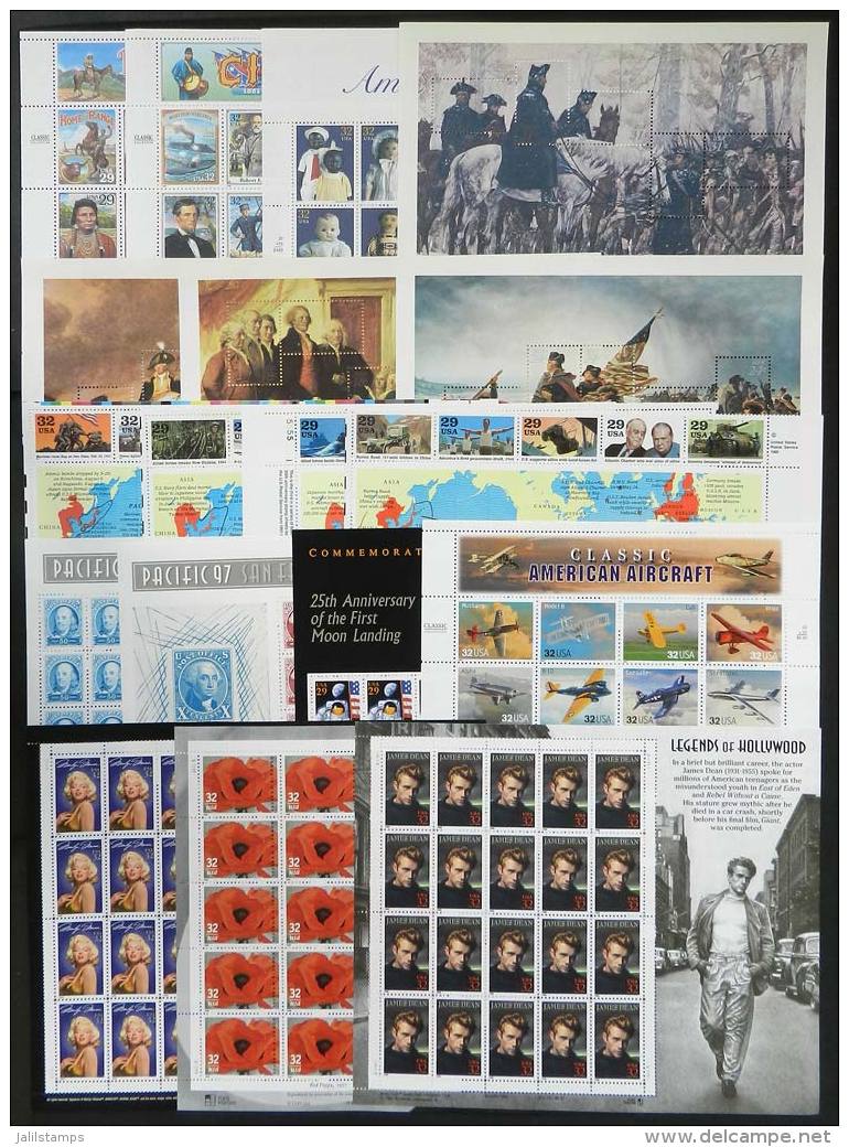 Lot Of Modern Souvenir Sheets And Minisheets, Very Thematic, All MNH And Of Excellent Quality, Low Start!! - Autres & Non Classés