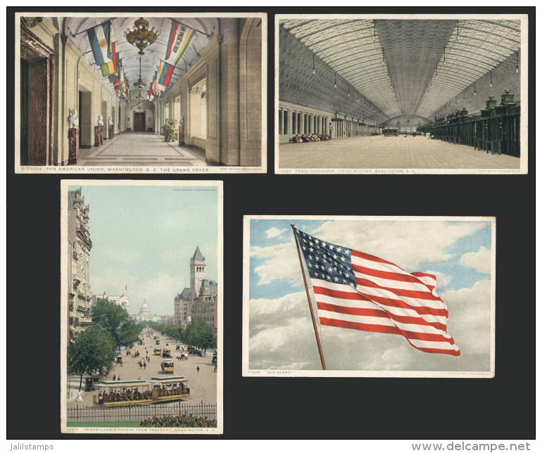 WASHINGTON: 29 Cards With Nice Views, Circa 1920, VF General Quality! - Port Washington