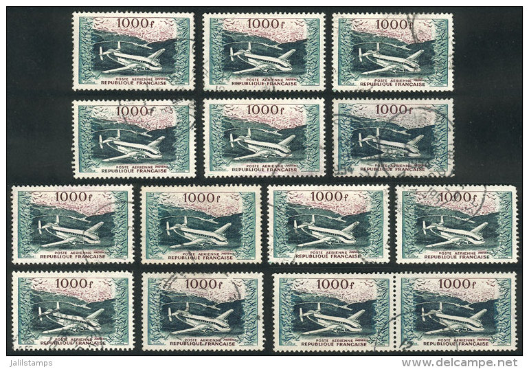 Yvert 33, 14 Used Examples Of Fine To Excellent Quality, Catalog Value Euros 280. - Other & Unclassified