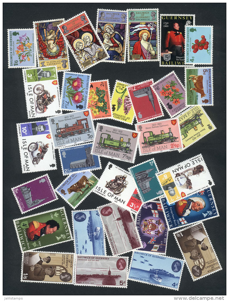 Small Lot Of Complete Sets, Never Hinged, Very Thematic, Excellent Quality, Catalog Value US$31+ - Autres & Non Classés