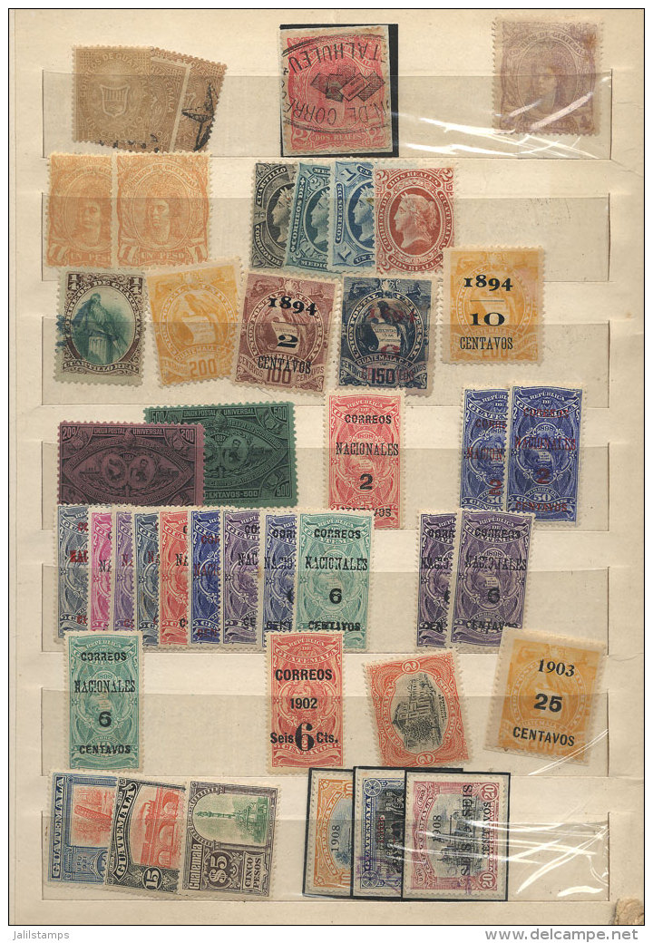 Interesting Accumulation Of Old Stamps, High Catalog Value, Good Opportunity At A LOW START! - Guatemala