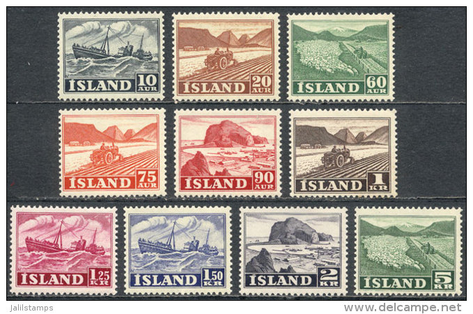 Sc.258/268 (without 260 Or 257), The 10 Values Issued In 1950, MNH, Excellent Quality, Catalog Value US$150 - Altri & Non Classificati