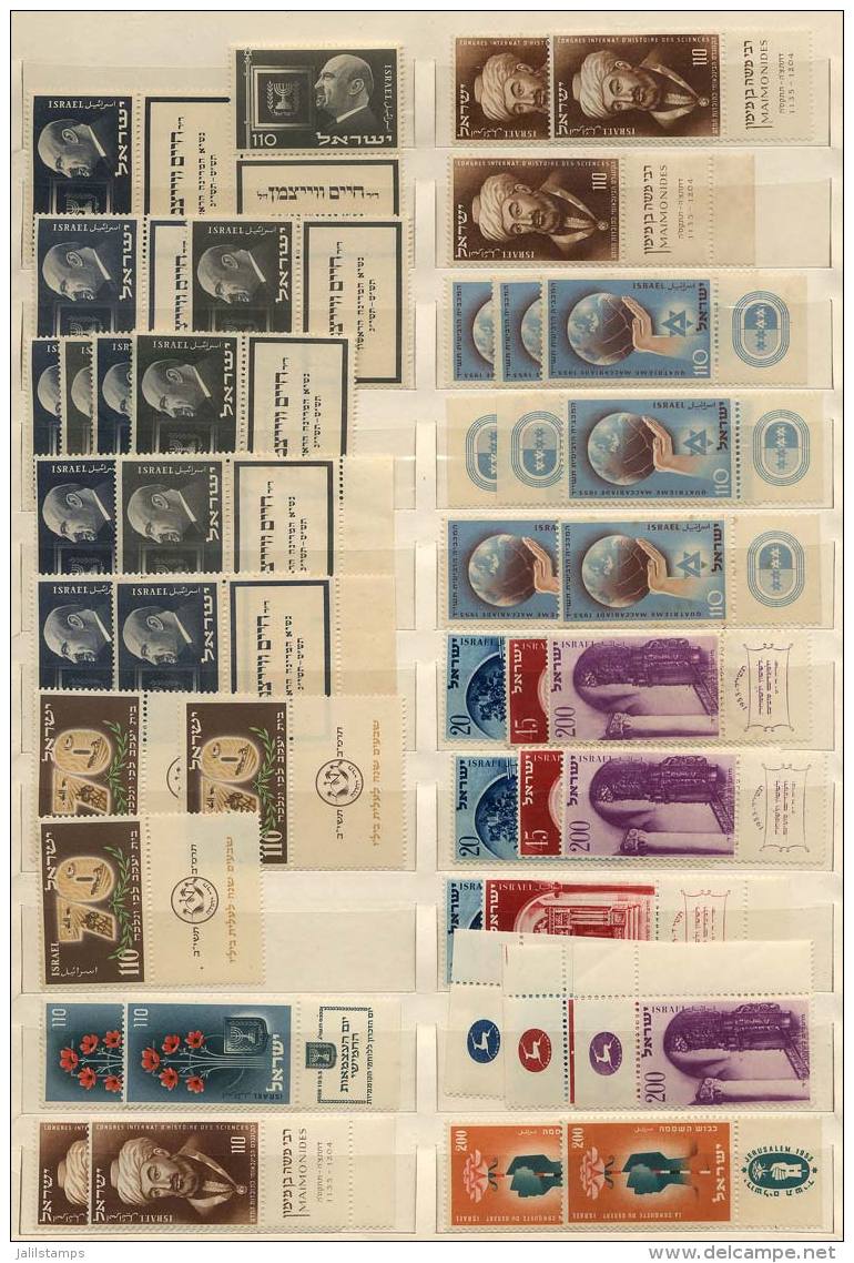 Stock Mounted In Stockbook, With Large Number Of Very Thematic Stamps And Complete Sets, Most MNH And With Tab,... - Collections, Lots & Séries