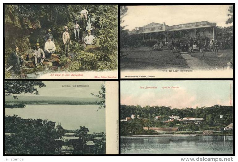 SAN BERNARDINO: 18 Spectacular Old Postcards, Most Prior To 1910, All Unused And Of Excellent Quality, Very Fine... - Paraguay