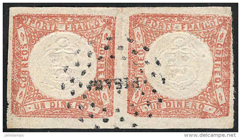 Sc.12, Pair Of Very Fine Quality Used With "PISAG." Cancel. - Pérou