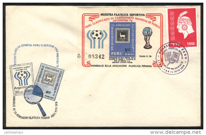 Cover With Cinderella Commemorating The Football World Cup Argentina 78, VF Quality! - Perù