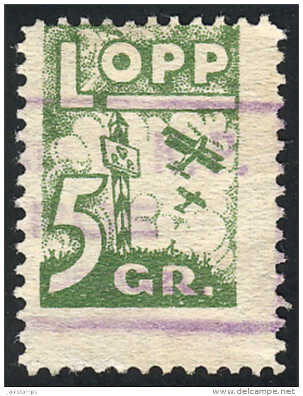 Cinderella For Airmail "LOPP", Value 5Gr., Used, VF Quality! - Autres & Non Classés