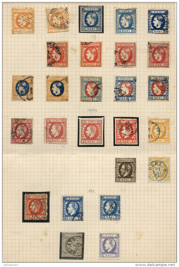 Album Page With 26 Stamps Between Sc.37 And 51, General Quality Is Fine To VF, Scott Catalog Value US$1,300+ - Autres & Non Classés