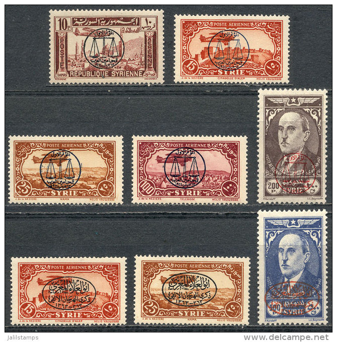 Sc.C109/C113 + C114/C116, 1944 2 Complete Sets, MNH, VF Quality! - Syrie