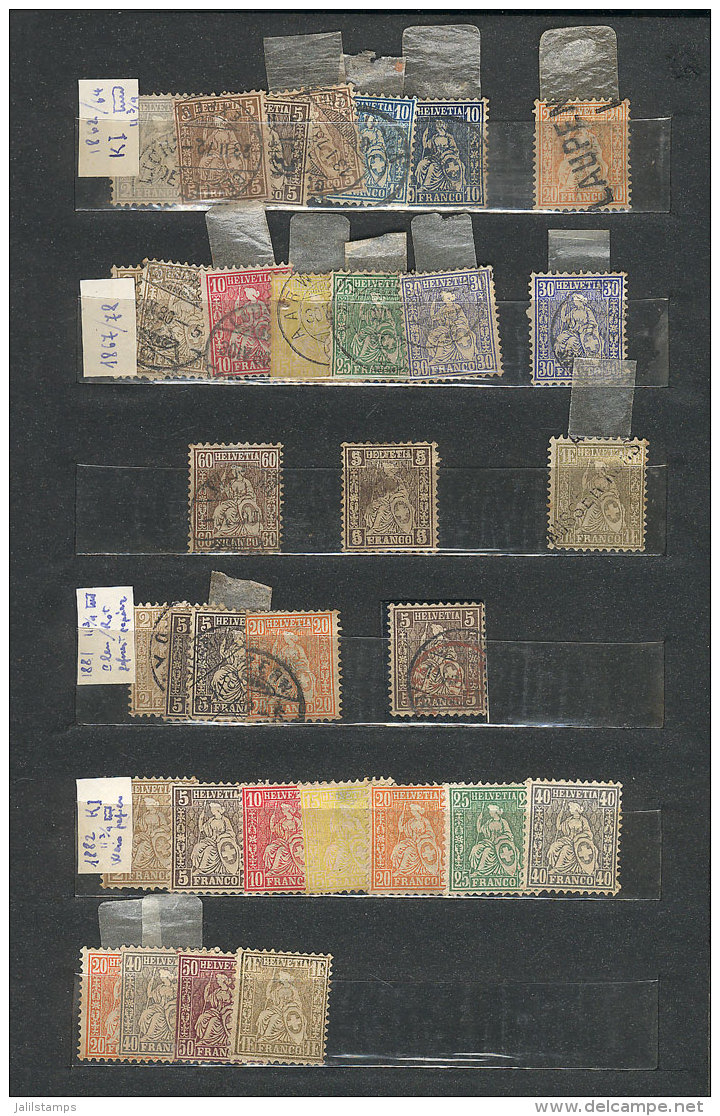 Lot Of Stamps Issued From 1862, Mounted In Stockbook, Mostly Used. It Includes Many High And Scarce Values, And... - Altri & Non Classificati