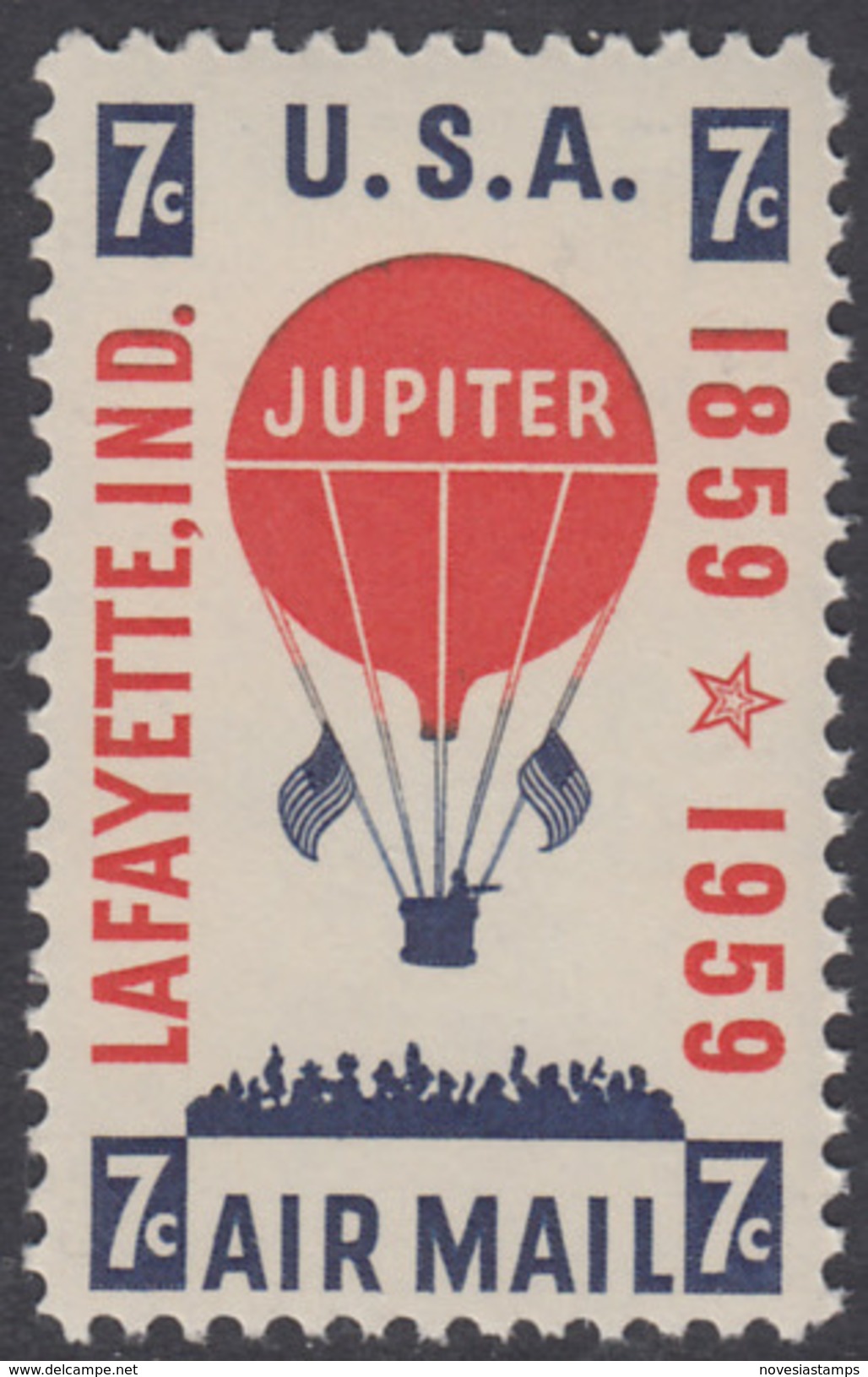 !a! USA Sc# C054 MNH SINGLE - Jupiter Balloon - 2b. 1941-1960 Ongebruikt