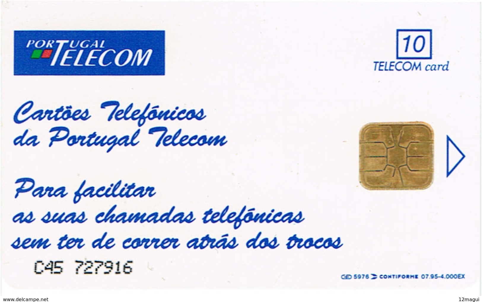 PHONECARDS-- PORTUGAL-CHIP--10 U GAIA--- 4.000 - Portugal