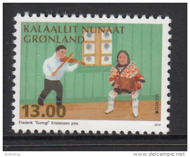 Greenland MNH 2014 13k Fiddle - National Musical Instruments - EUROPA - Unused Stamps