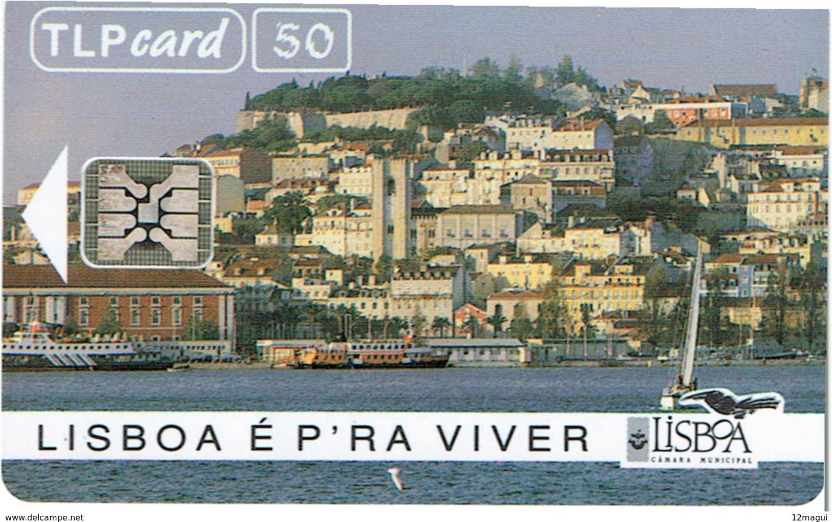 PHONECARDS-- PORTUGAL-CHIP--50- LIBOA É P´RA VIVER - Portugal