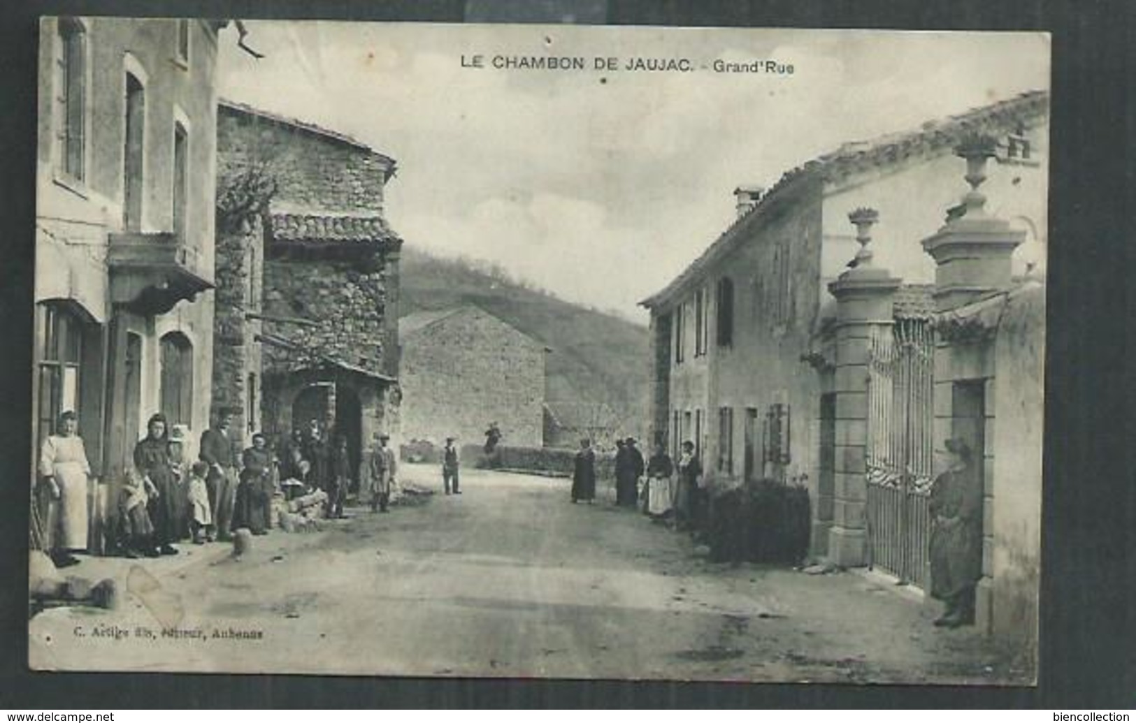 Ardèche.Chambon De Jaujac ,grand Rue - Autres & Non Classés