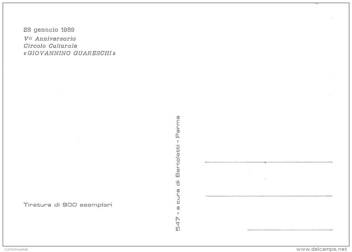 [MD1016] CPM - IN RILIEVO - PARMA - V° ANNIVERSARIO CIRCOLO CULTURALE GIOVANNINO GUERESCHI - BERTOLETTI - NV - Parma
