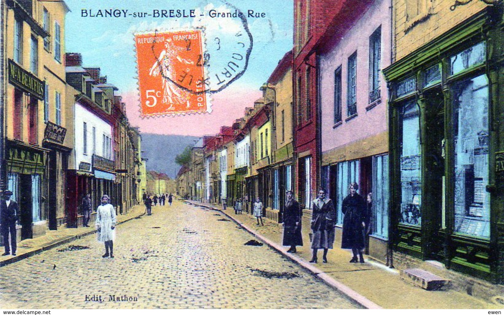 Blangy-sur-Bresle. Grande Rue. - Blangy-sur-Bresle