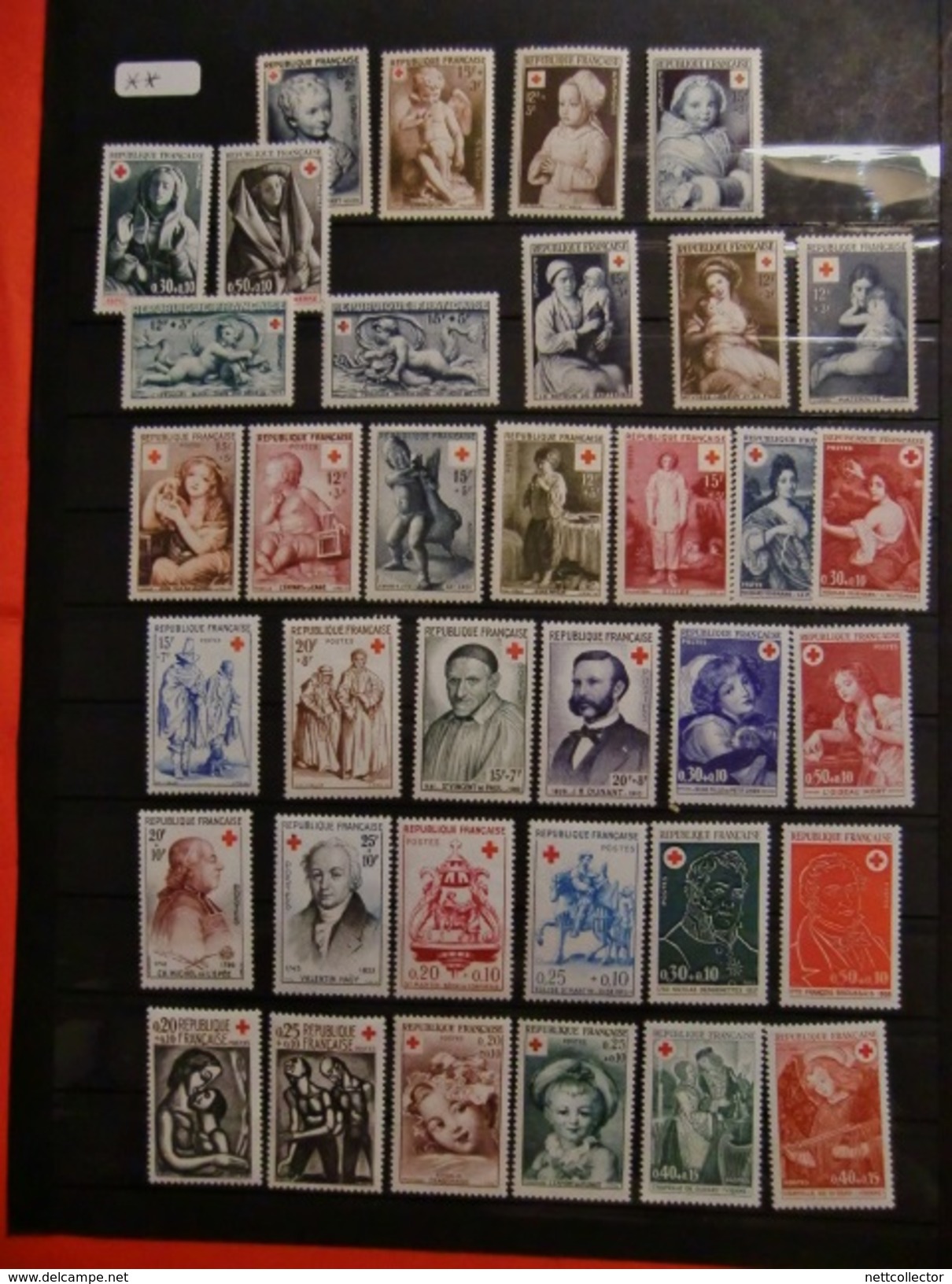 FRANCE/ EUROPE COLLECTION TIMBRES NEUFS ET OBLITERES DES CLASSIQUES AUX MODERNES + 50 PHOTOS