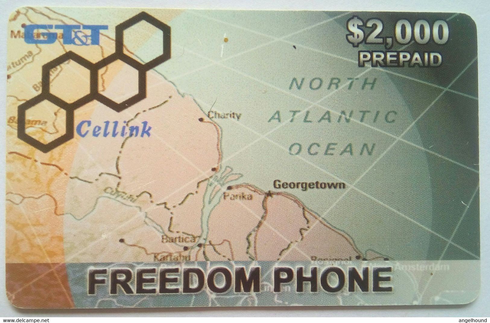 Guyana GTT $2,000 Freedom Cellular - Guyane