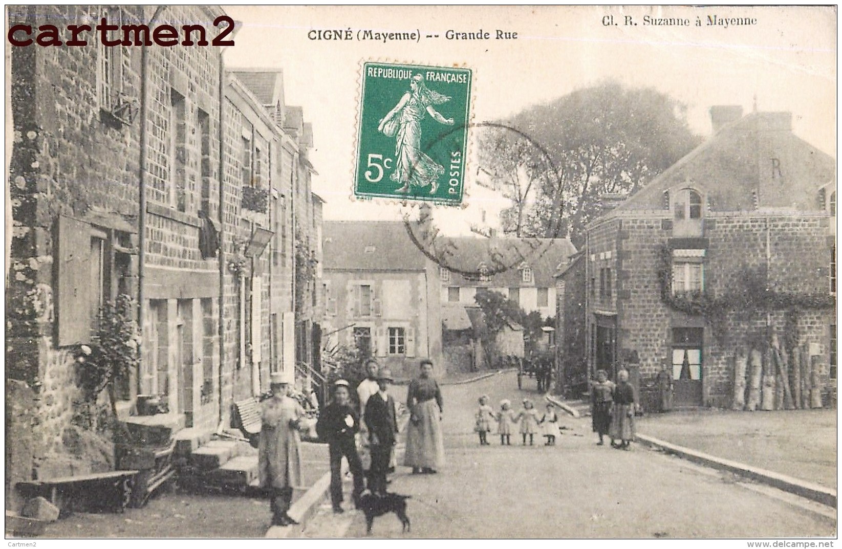 CIGNE LA GRANDE RUE ANIMEE 53 MAYENNE - Other & Unclassified