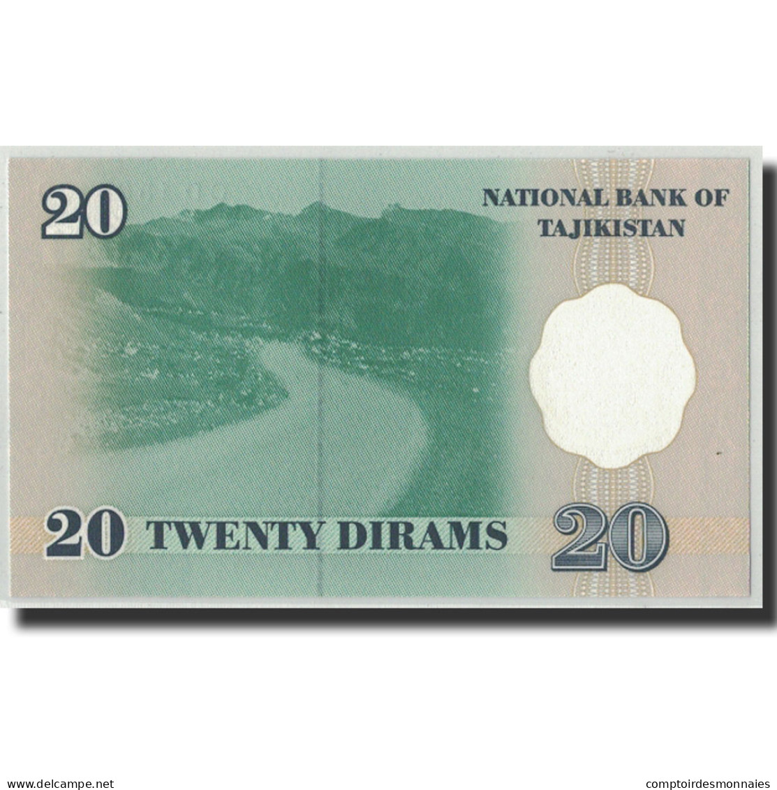 Billet, Tajikistan, 20 Diram, 1999 (2000), KM:12a, NEUF - Tadjikistan