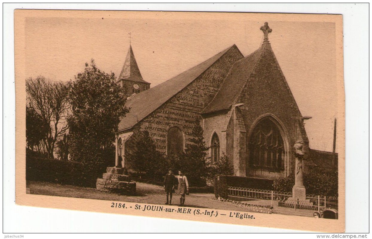 ST JOUIN SUR MER. L'EGLISE - Autres & Non Classés