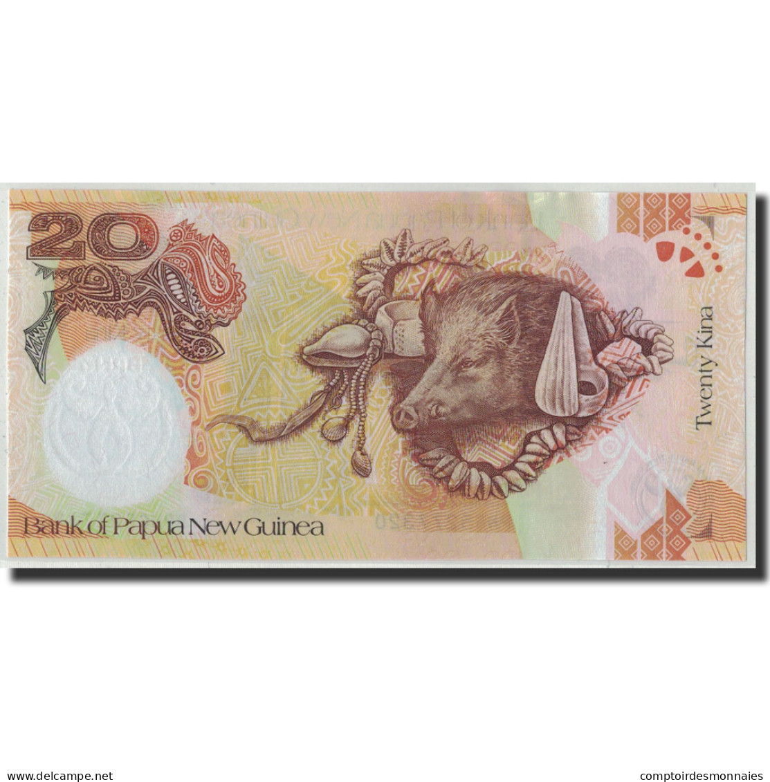 Billet, Papua New Guinea, 20 Kina, 2008, KM:36a, SUP - Papua New Guinea