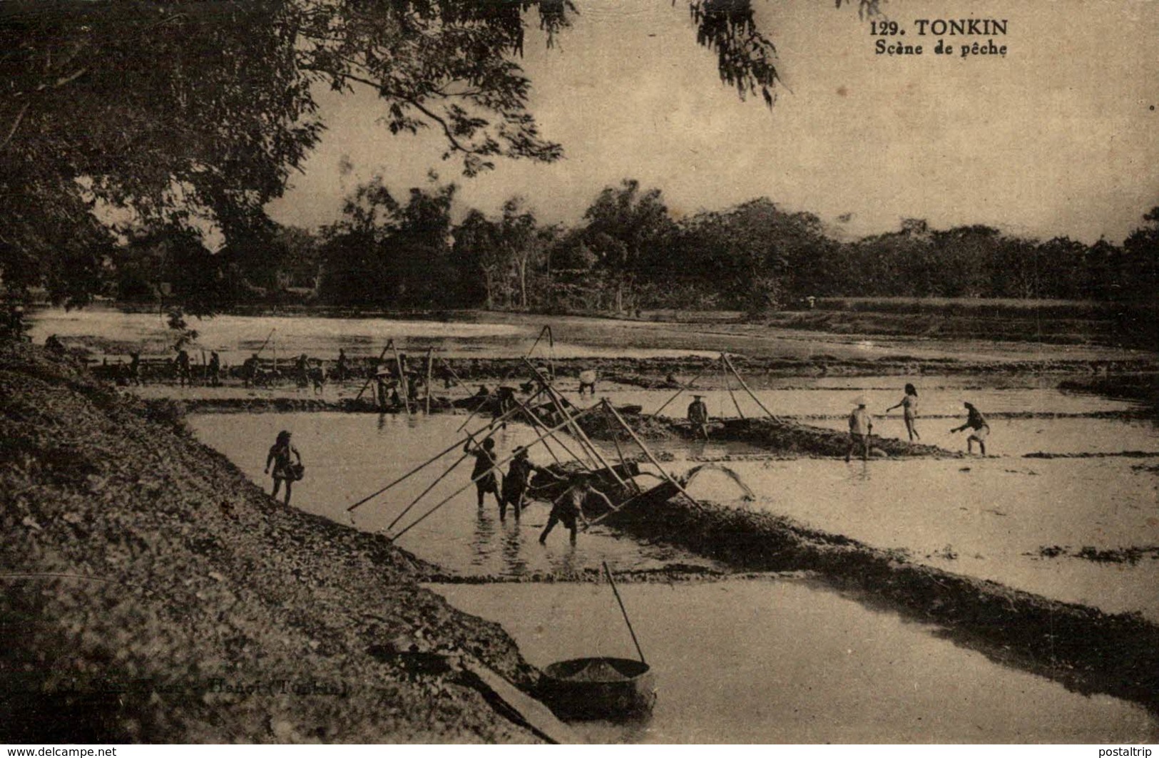 TONKIN SCENE DE PECHE - Vietnam