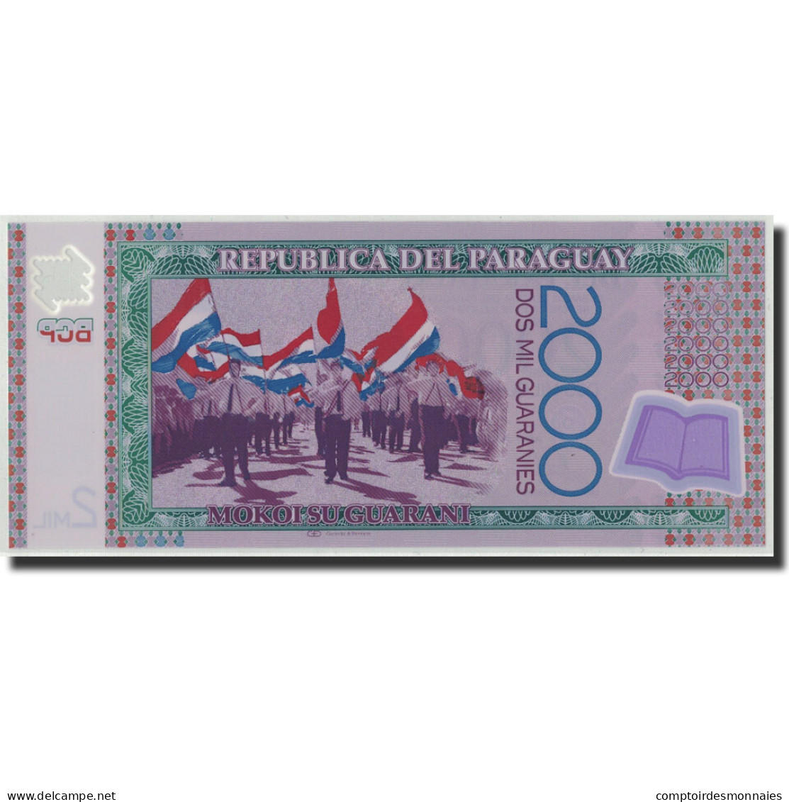 Billet, Paraguay, 2000 Guaranies, 2009, KM:228b, NEUF - Paraguay