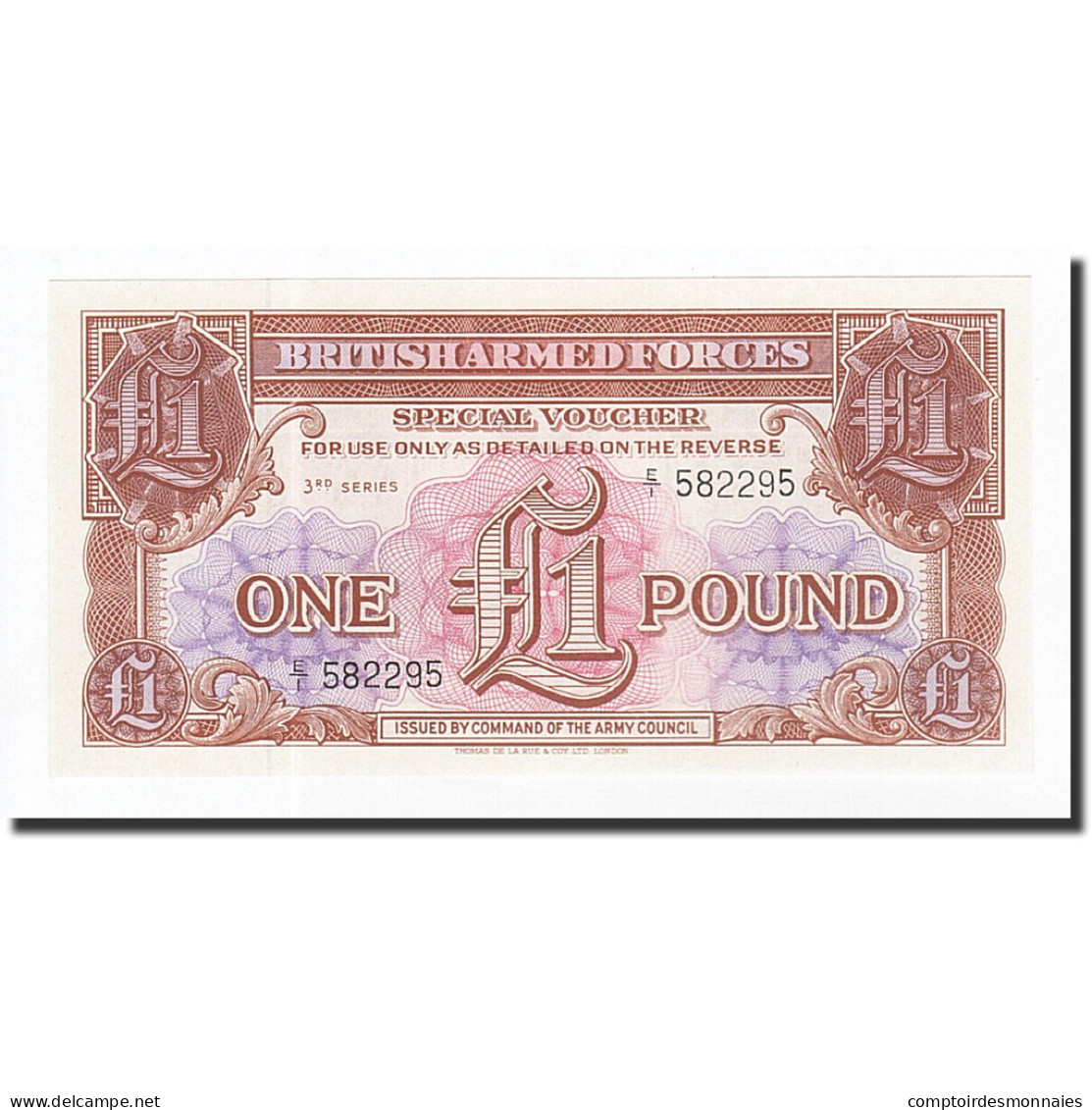 Billet, Grande-Bretagne, 1 Pound, 1956, KM:M29, NEUF - British Armed Forces & Special Vouchers