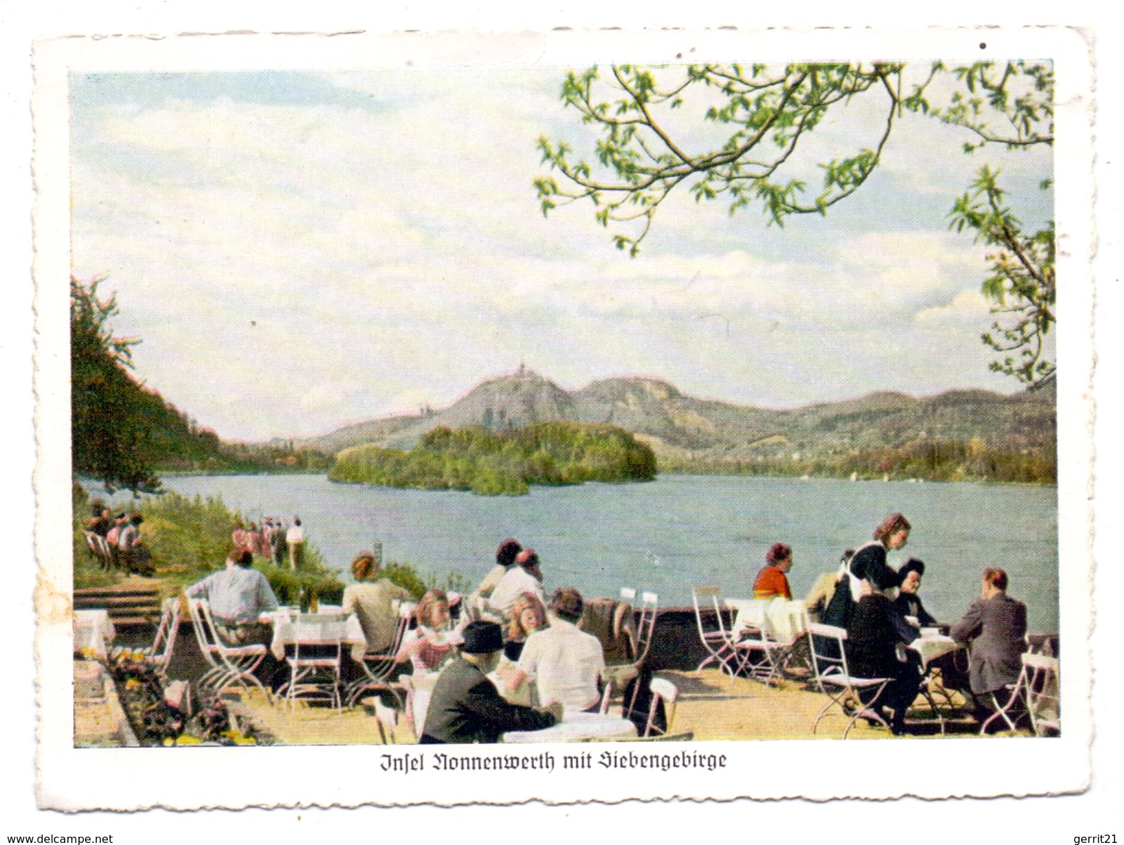 5480 REMAGEN, Blick Auf Die Insel Nonnenwerth Und Das Siebengebirge - Remagen