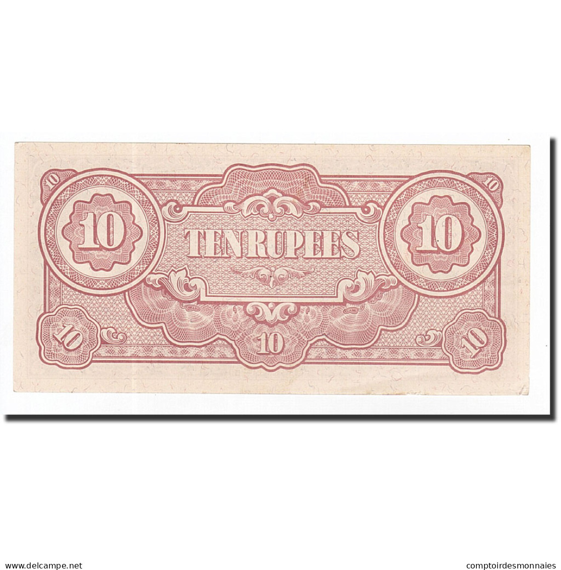 Billet, Birmanie, 10 Rupees, 1942-1944, KM:16b, SPL - Myanmar