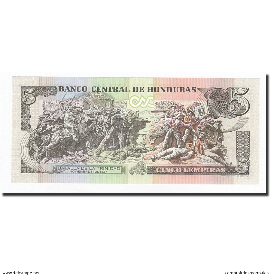 Billet, Honduras, 5 Lempiras, Undated (2006), 2006-07-13, KM:91a, NEUF - Honduras