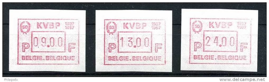 KVBP  50 Ans  ATM 68  **   Série De 3  ++   Cote 20 Euros - Andere & Zonder Classificatie