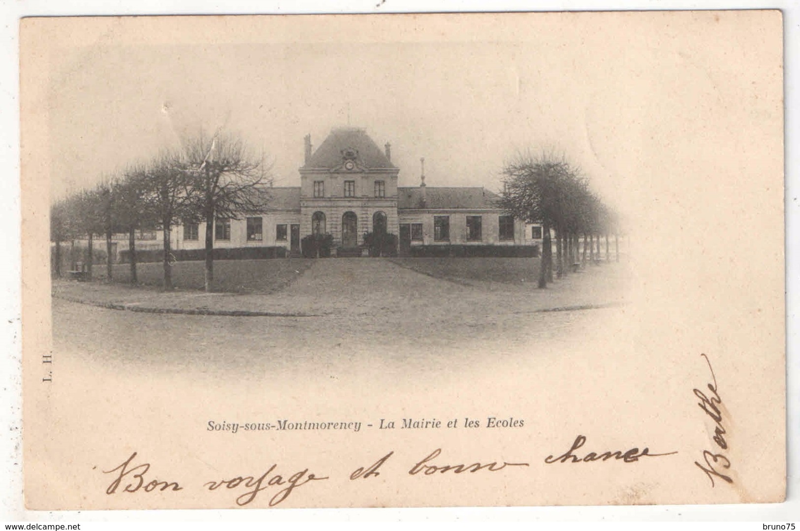 95 - SOISY-SOUS-MONTMORENCY - La Mairie Et Les Ecoles - 1903 - Soisy-sous-Montmorency