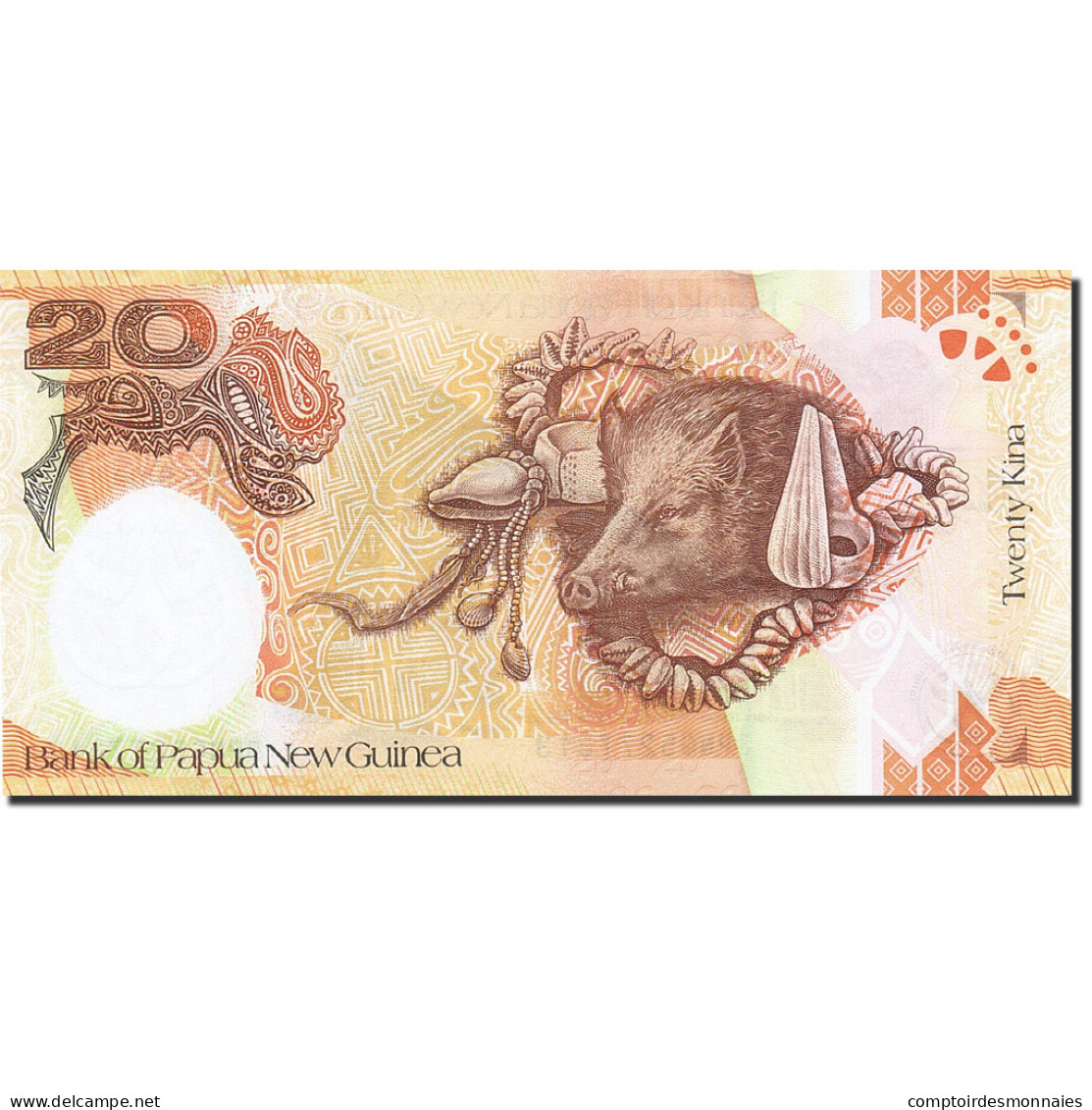 Billet, Papua New Guinea, 20 Kina, 2008, 2008, KM:36a, NEUF - Papouasie-Nouvelle-Guinée