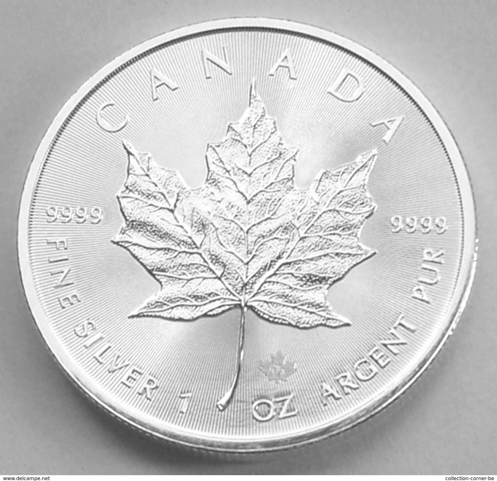 Zilveren 1 Oz Bullion Munt, Canada Maple Leaf, 2015, In Capsule - Canada