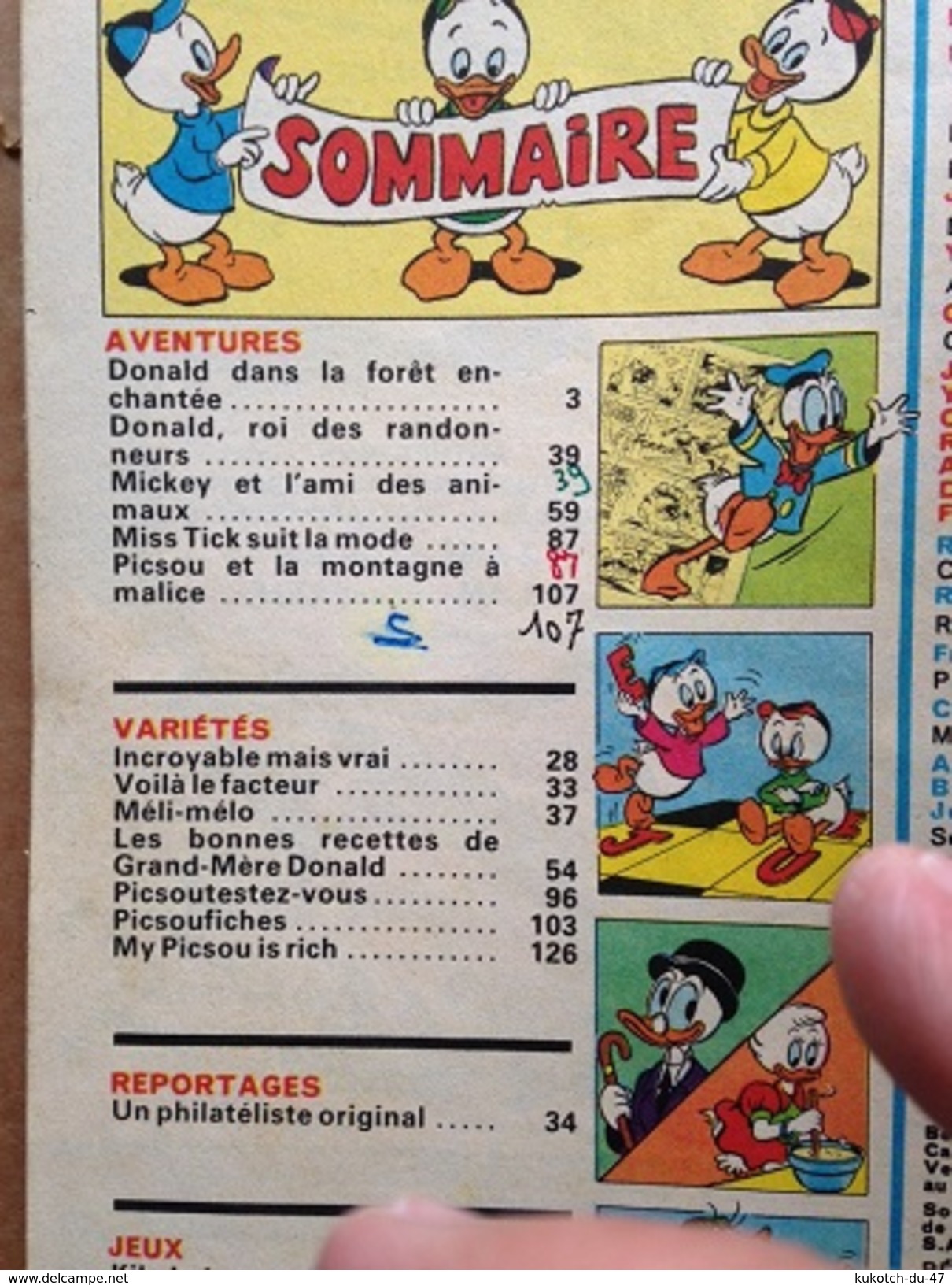 Disney - Picsou Magazine ° Année 1983 - N°141