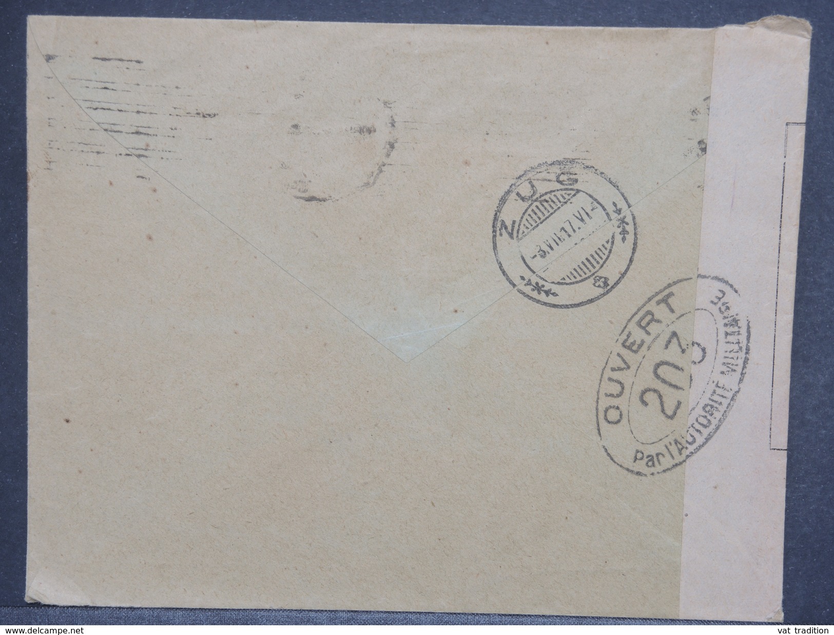 PORTUGAL - Enveloppe Commerciale De Lisbonne Pour La Suisse En 1917 Avec Contrôle Postal, Affr. Plaisant - L 7431 - Lettres & Documents